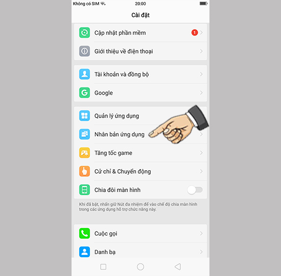 Nhân bản ứng dụng